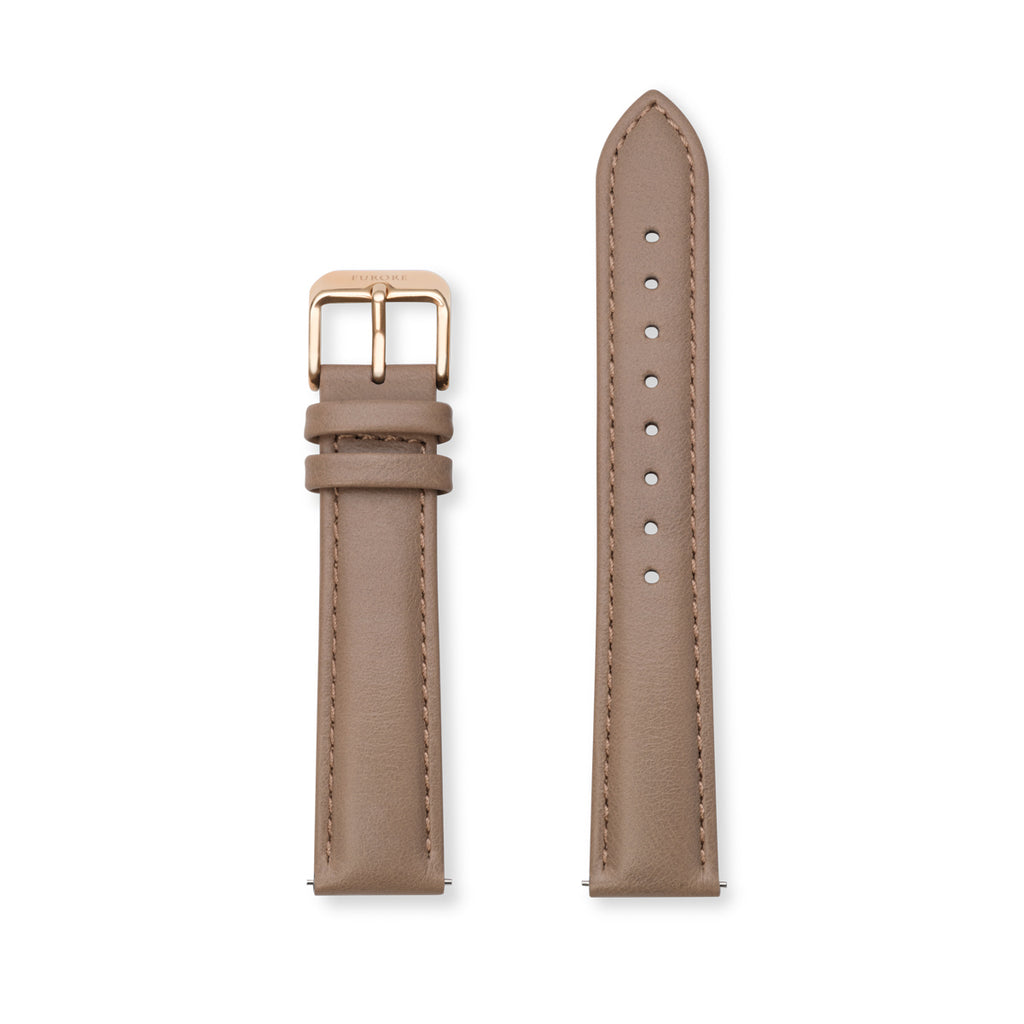 Furore FS 1809 Leather strap Brown - 18mm