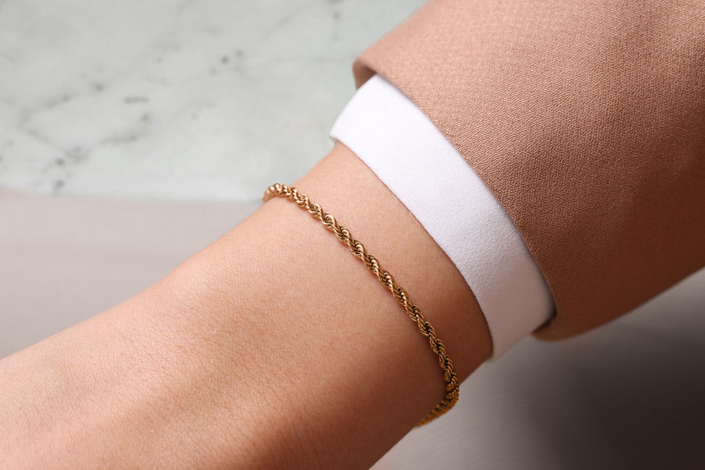 Furore FJ2315 Rose gold plated Stainless steel bracelet