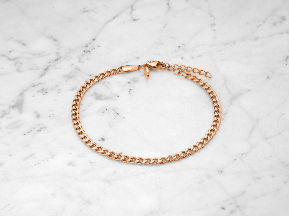 Furore FJ2324 Rose gold plated Stainless steel bracelet