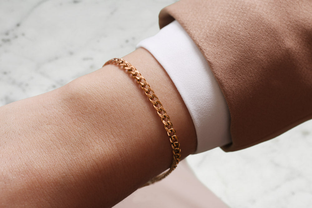 Furore FJ2324 Rose gold plated Stainless steel bracelet