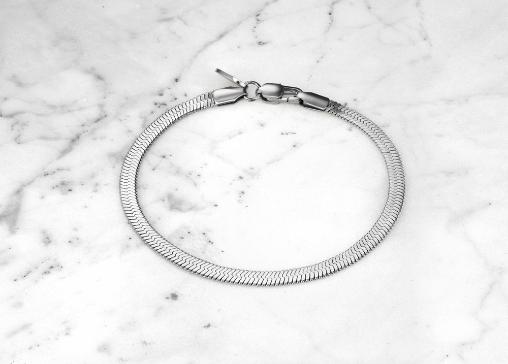 Furore FJ2325 Silverplated Stainless steel bracelet
