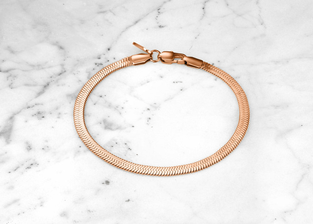 Furore FJ2327 Rose gold plated Stainless steel bracelet