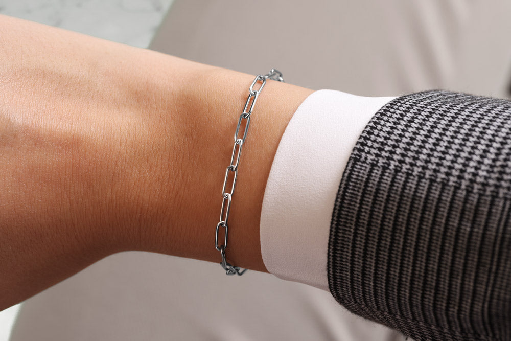 Furore FJ2328 Silverplated Stainless steel bracelet