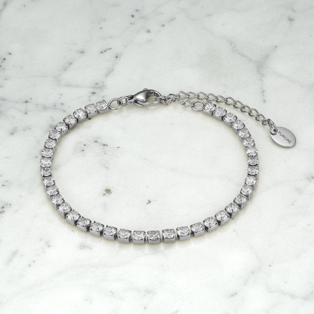 Furore FJ2331 Silverplated Stainless steel bracelet
