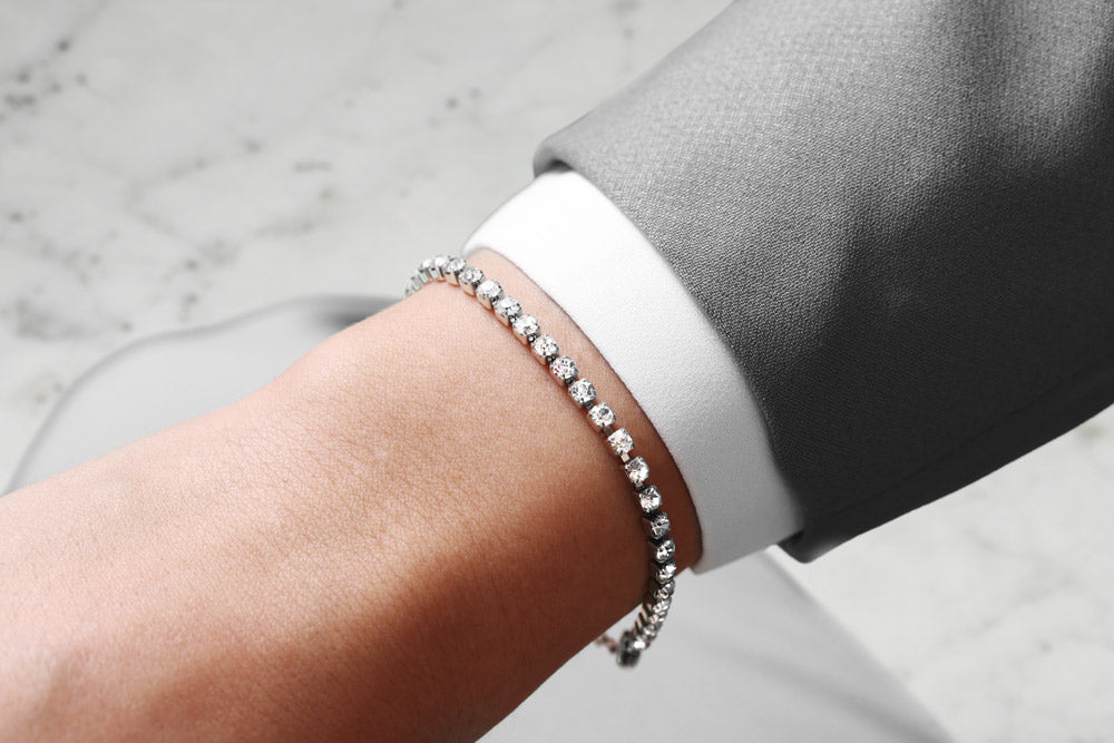 Furore FJ2331 Silverplated Stainless steel bracelet