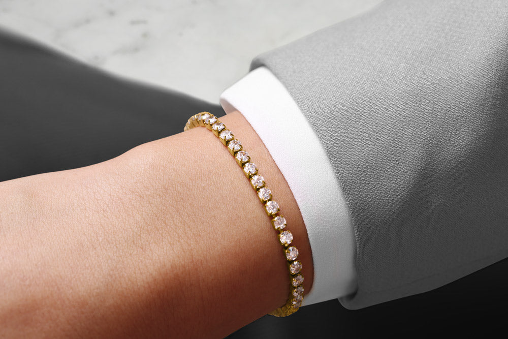 Furore FJ2332 Goldplated Stainless steel bracelet