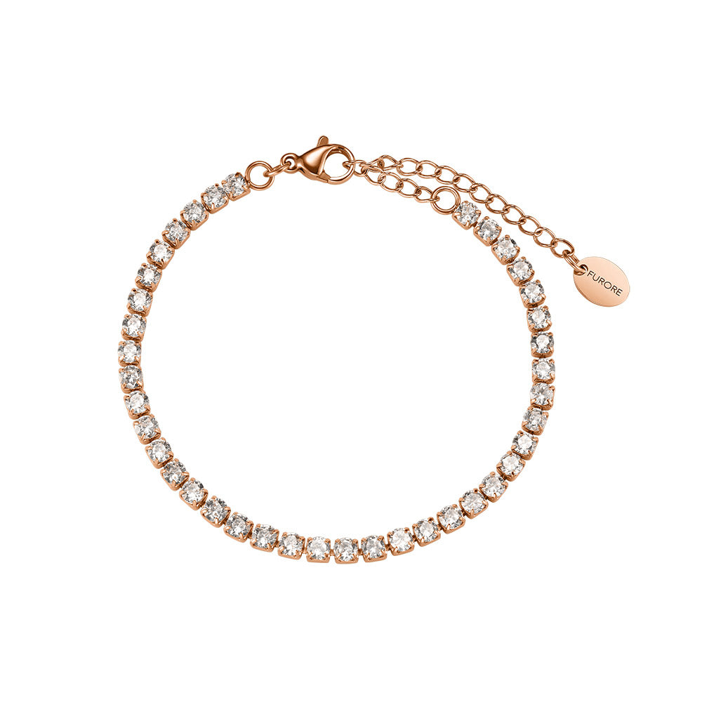 Furore FJ2333 Rose gold plated Stainless steel bracelet