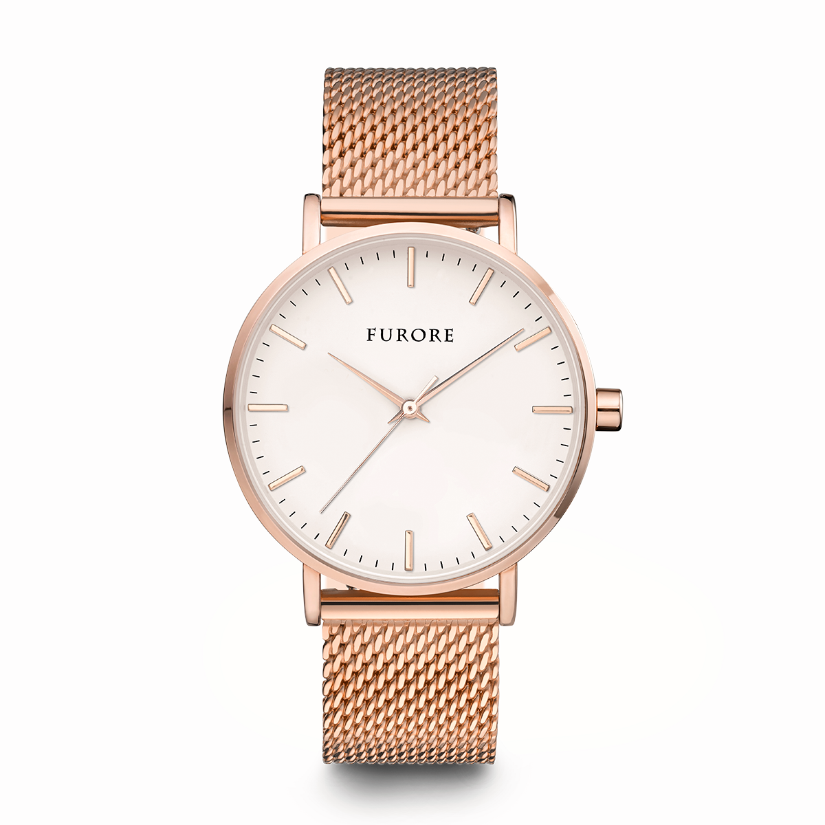 Splashing Waves Watch Rosegold Colour