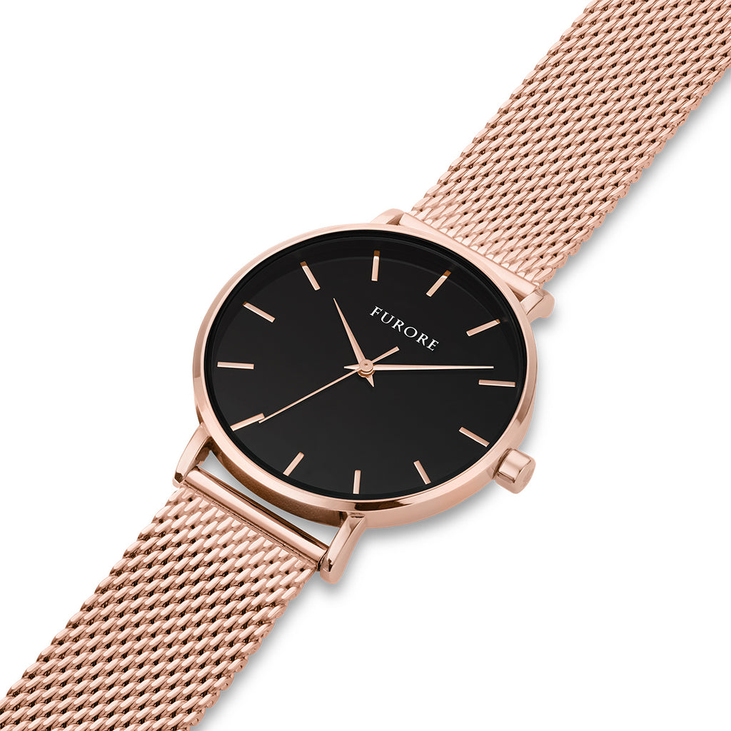 Furore FS 1818 Mesh strap Rosegoldplates - 18mm