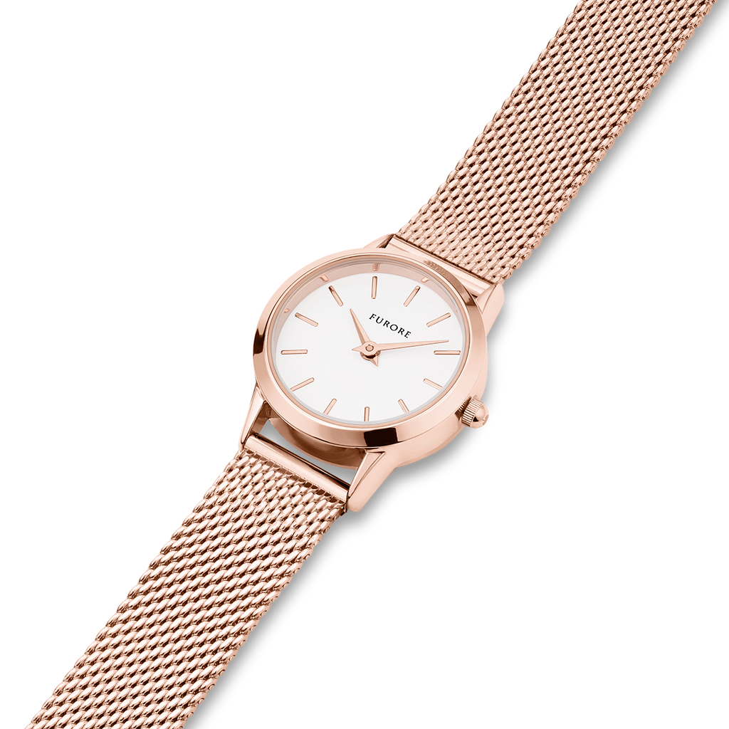 Furore FS 1202 Mesh strap rosegoldplated - 12mm