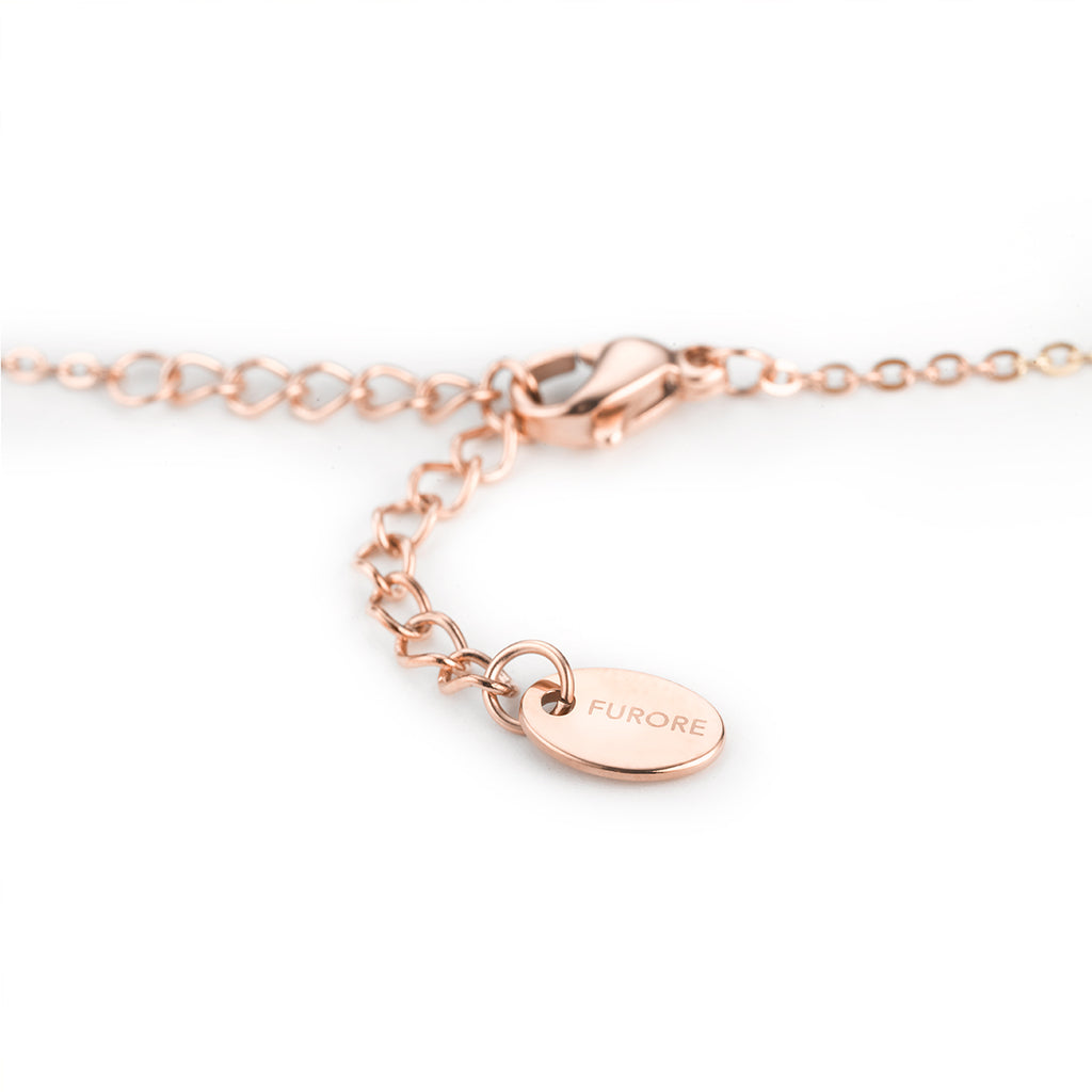Furore FJ 2306 Rosegoldplated Stainless steel mother & daugther Infinity bracelet set