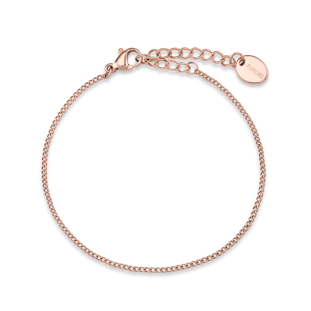 Furore FJ 2302 Stainless steel rosegoldplated bracelet
