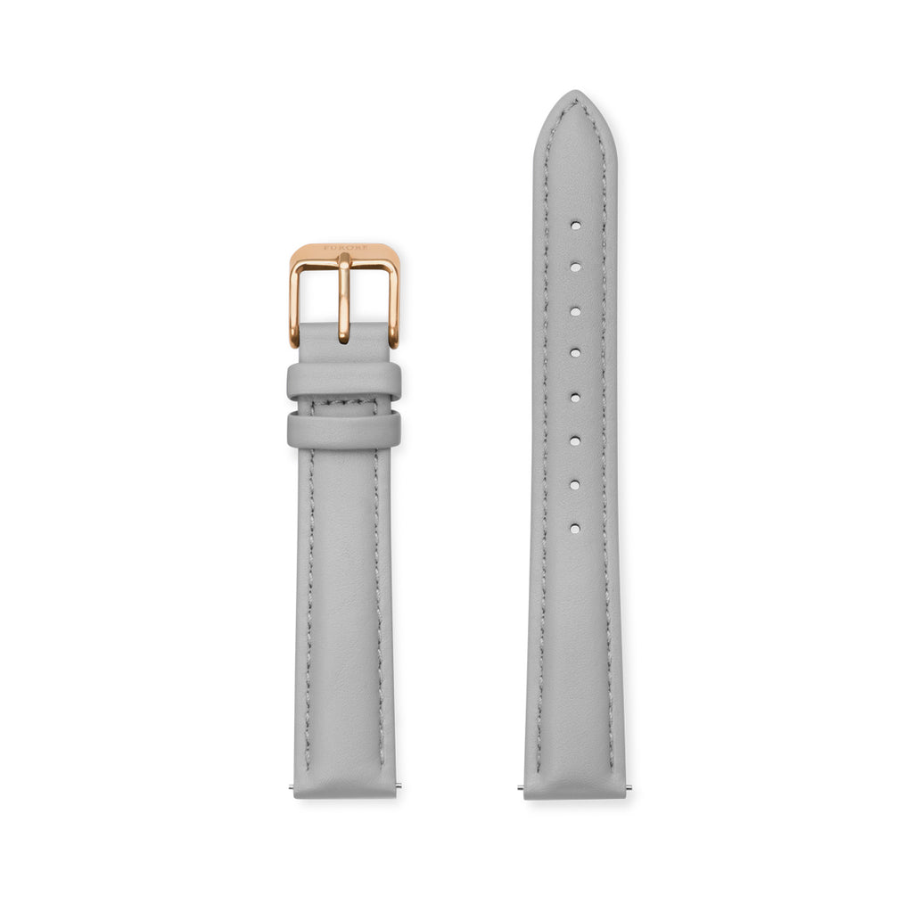 Furore FS 1814 Leather strap Grey - 18mm